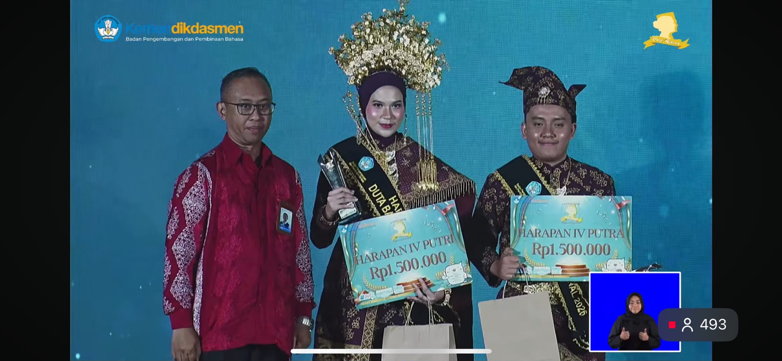 Mahasiswa dan Alumni Sastra Inggris Fakultas Adab dan humaniora Sabet Harapan IV Duta Bahasa Nasional 2026